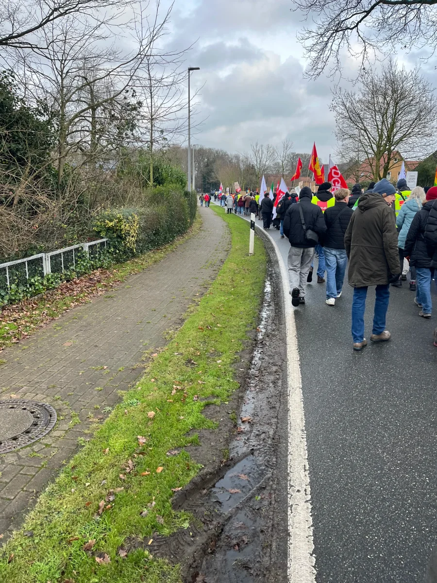 Demonstrationszug durch Brettorf2